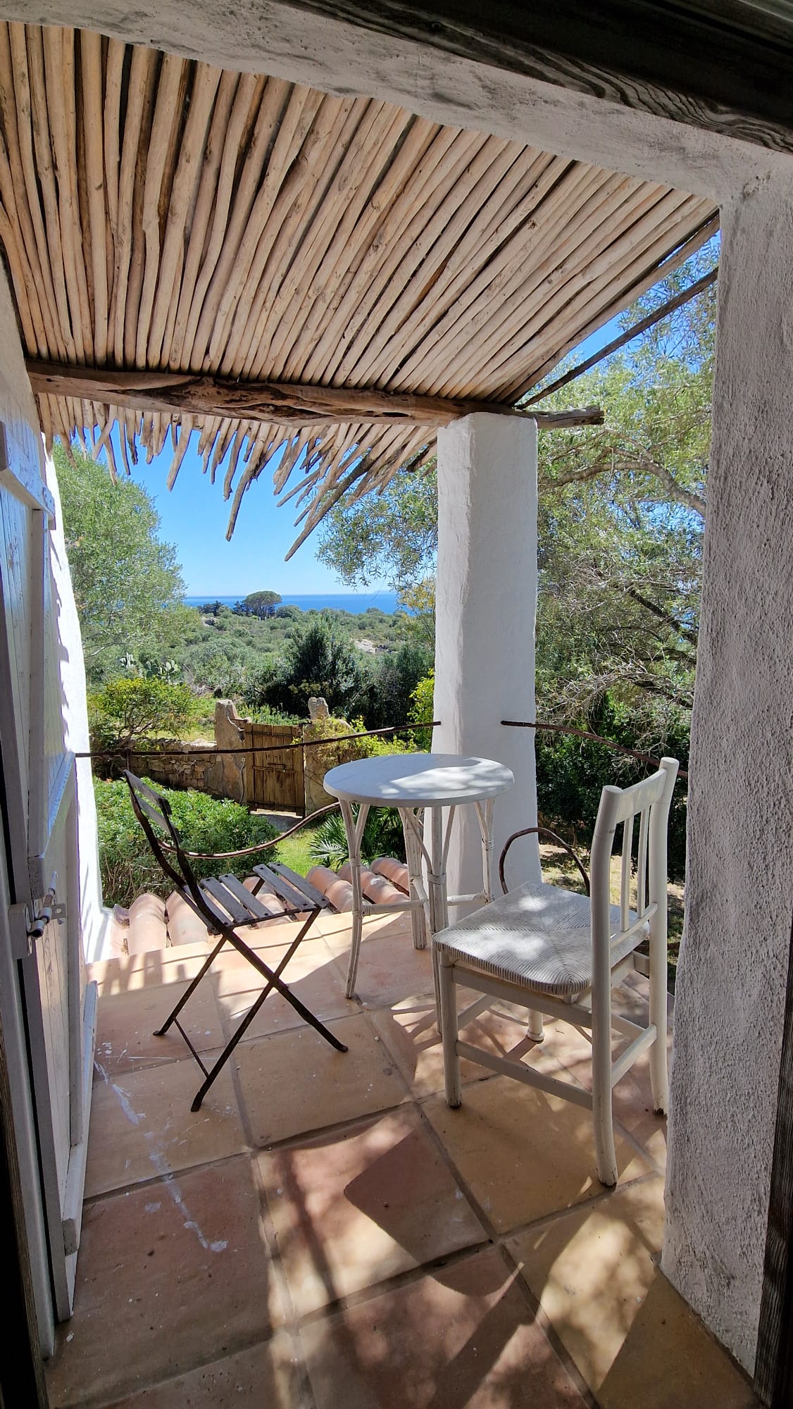 Balcony view of the sea