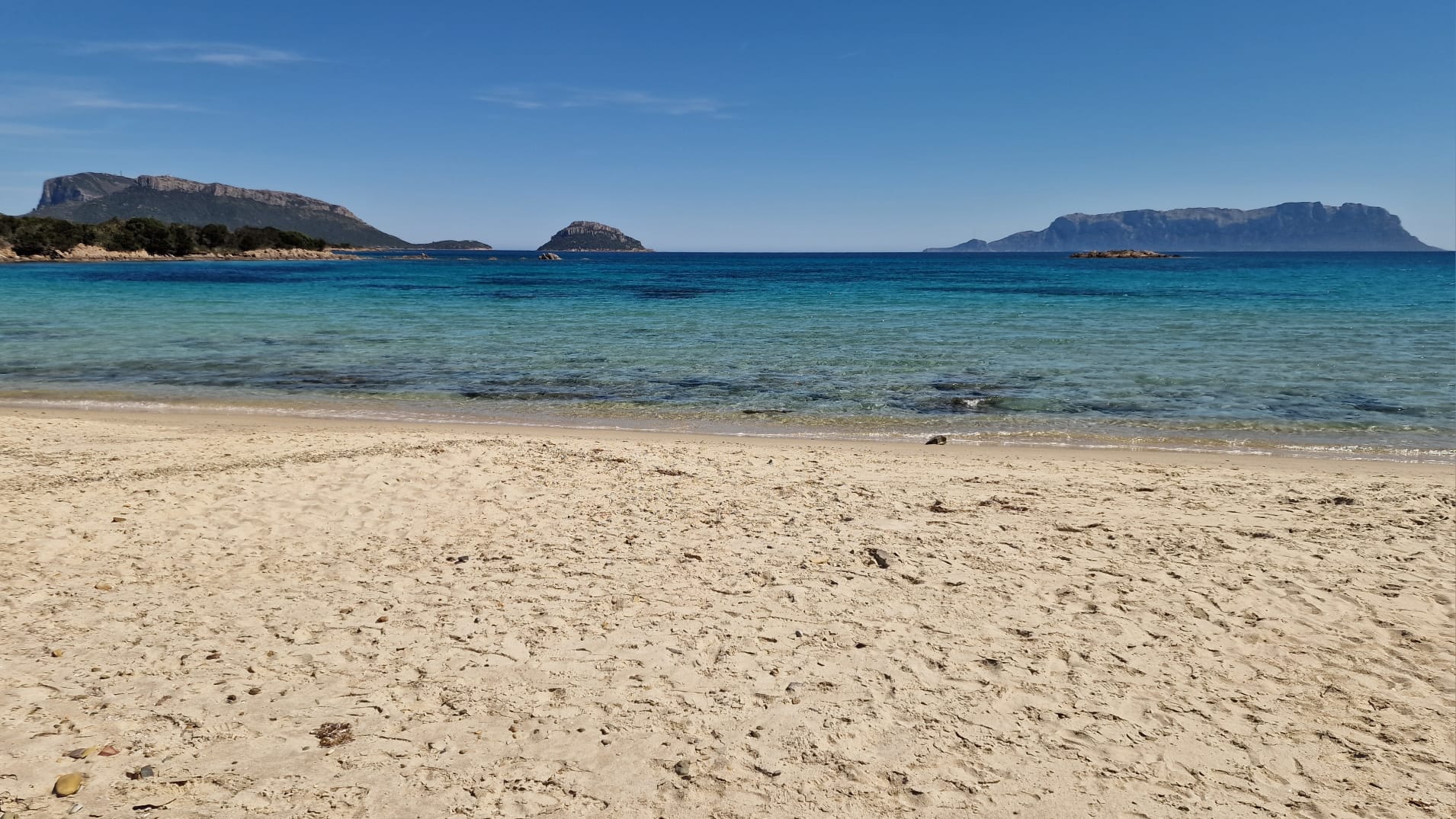Sassari beach on a sunny day