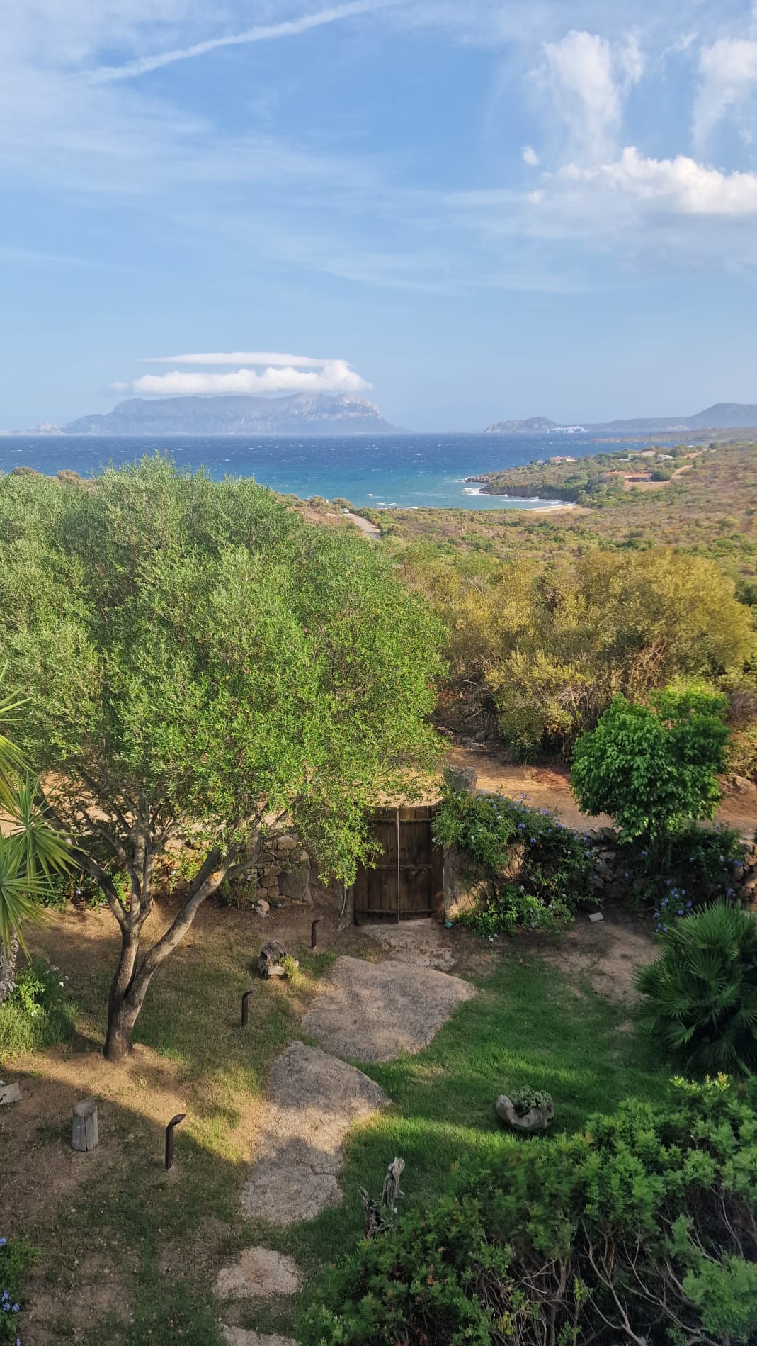 Property entrance garden sea view